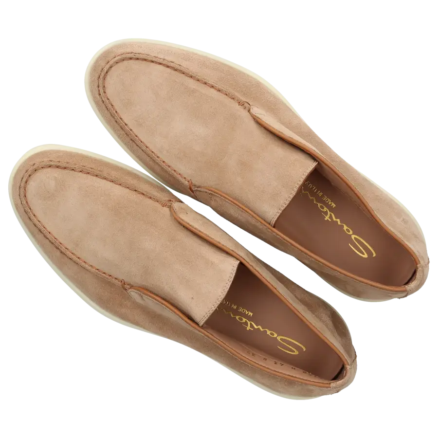 Santoni - Stiefeletten DESERT BOOT Veloursleder - braun