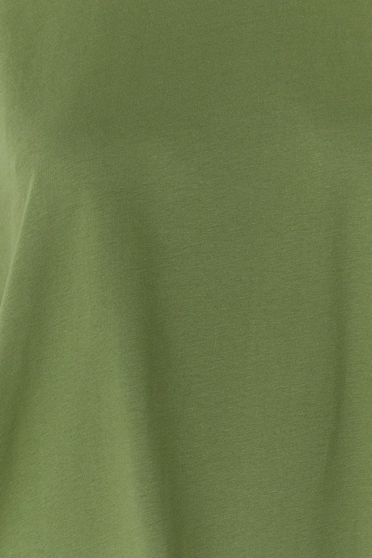 Trendyol Collection  Khakifarbenes, asymmetrisches Boyfriend-Strick-T-Shirt aus 100 % Baumwolle mit zwei Ärmeln TWOSS20TS0828