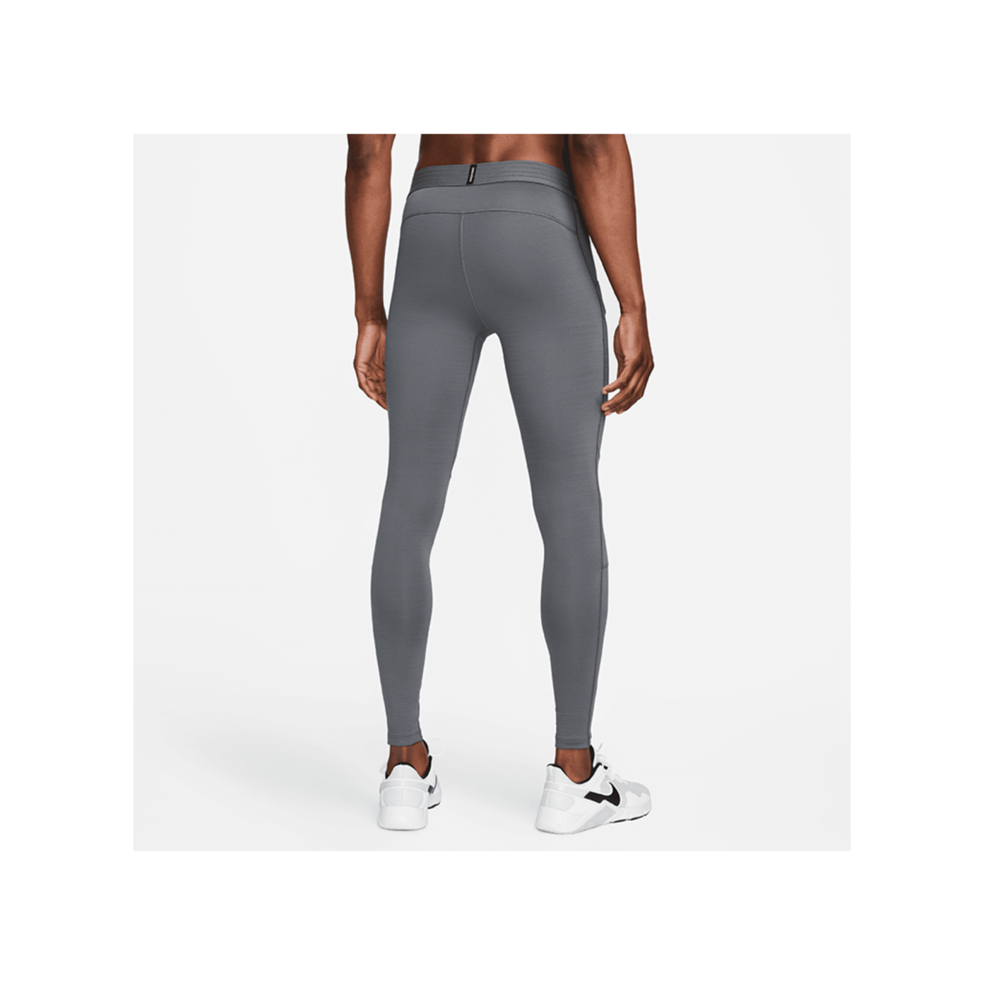 Nike Pro Warm Tight Grau Schwarz F068