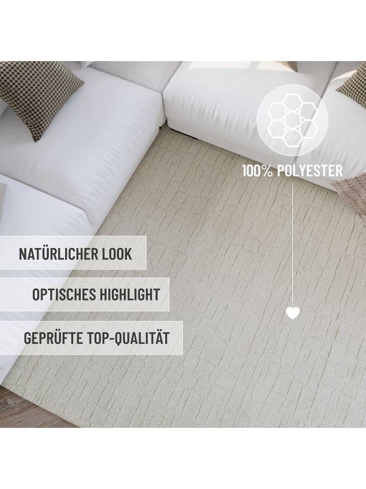 Wecon Home Läufer Hamptons THIRTYONE in creme weiß günstig kaufen
