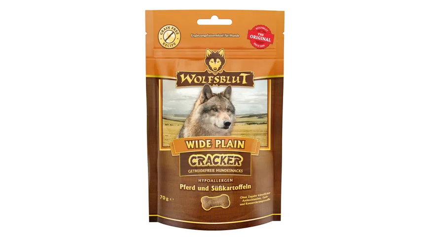 Wolfsblut Hundesnack Wide Plain Cracker 70 g