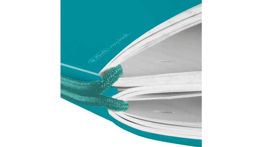 herlitz my.book flex Notizheft PP A4 2x40Blatt liniert/kariert türkis