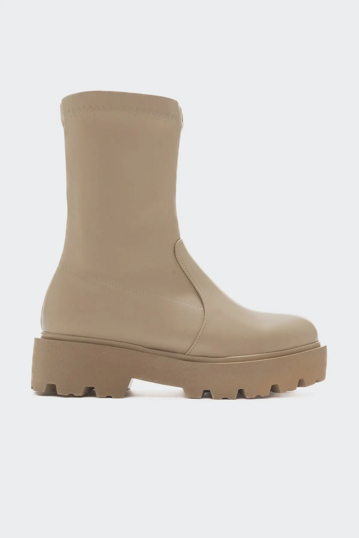 LuviShoes  Rush Beige Damenstiefel