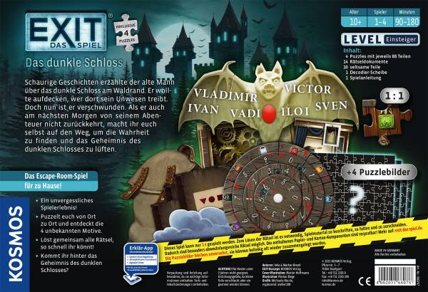 EXIT Das Spiel + Puzzle - Das dunkle Schloss
