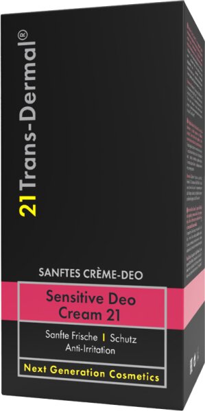 21 Trans-Dermal Sensitive Deo Cream 21 Deodorant Creme
