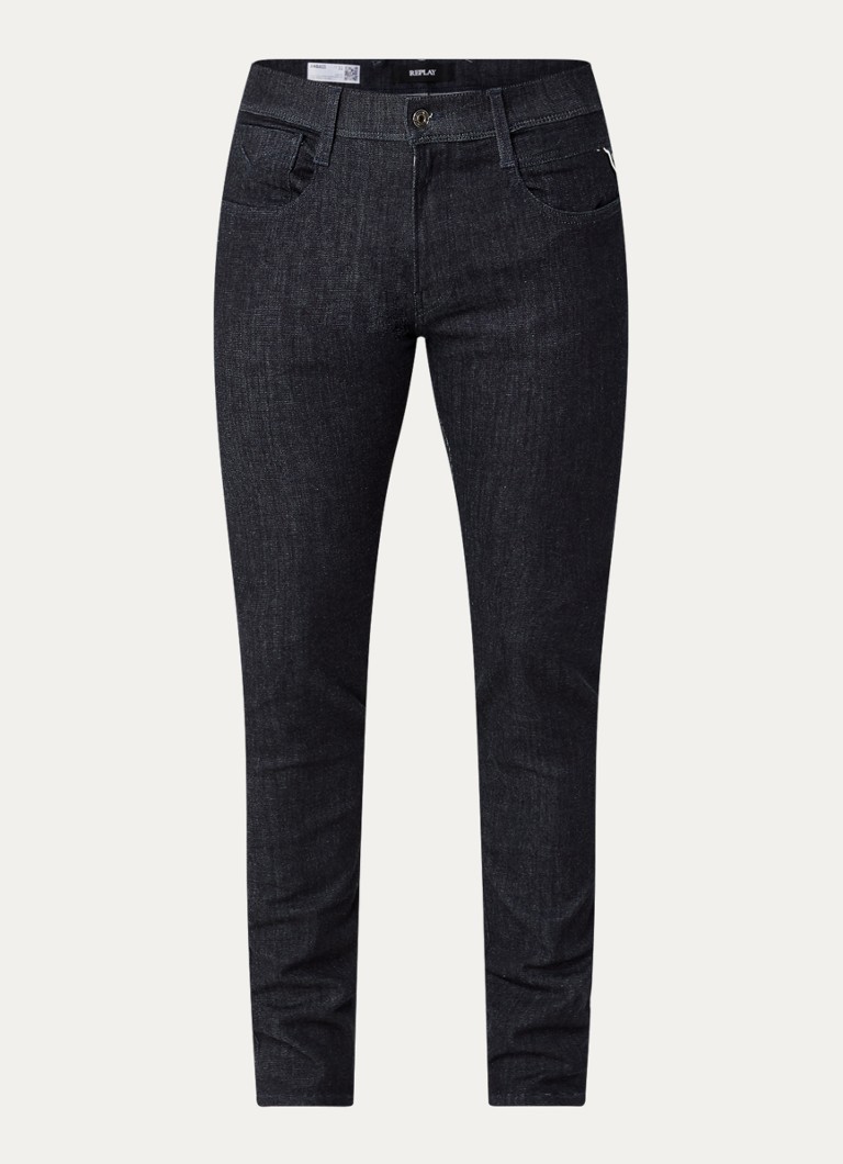 Džíny Replay Forever Dark Anbass slim fit s tmavým praním