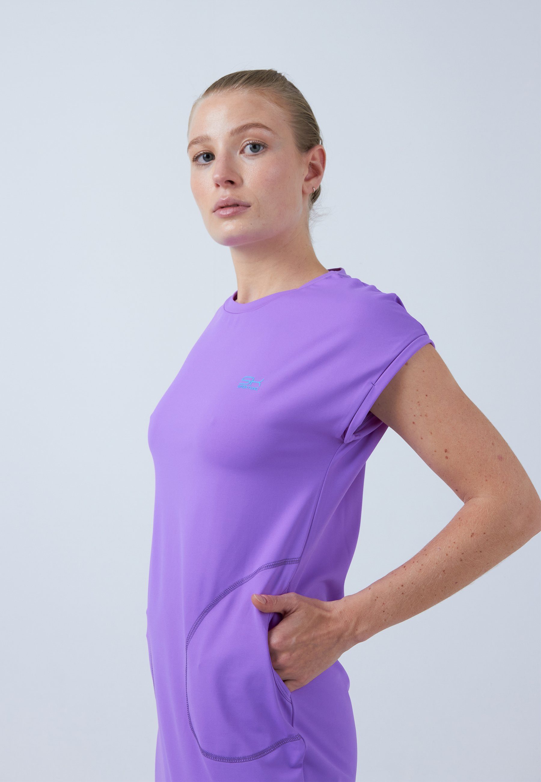 SPORTKIND Tenniskleid Loose Fit Mädchen & Damen lila