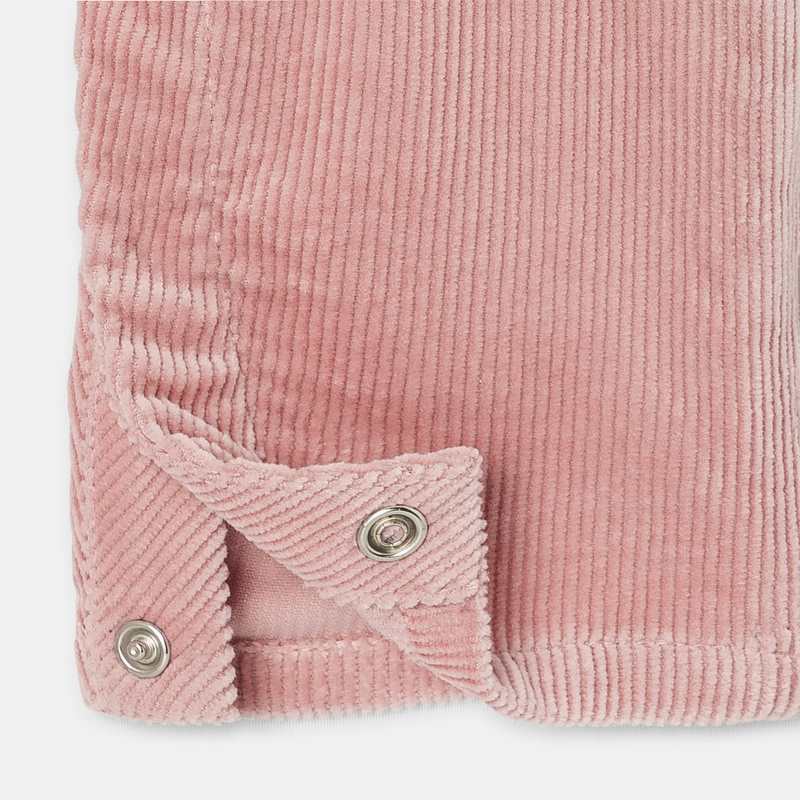 Salopette en velours côtelé rose mixte Absorba