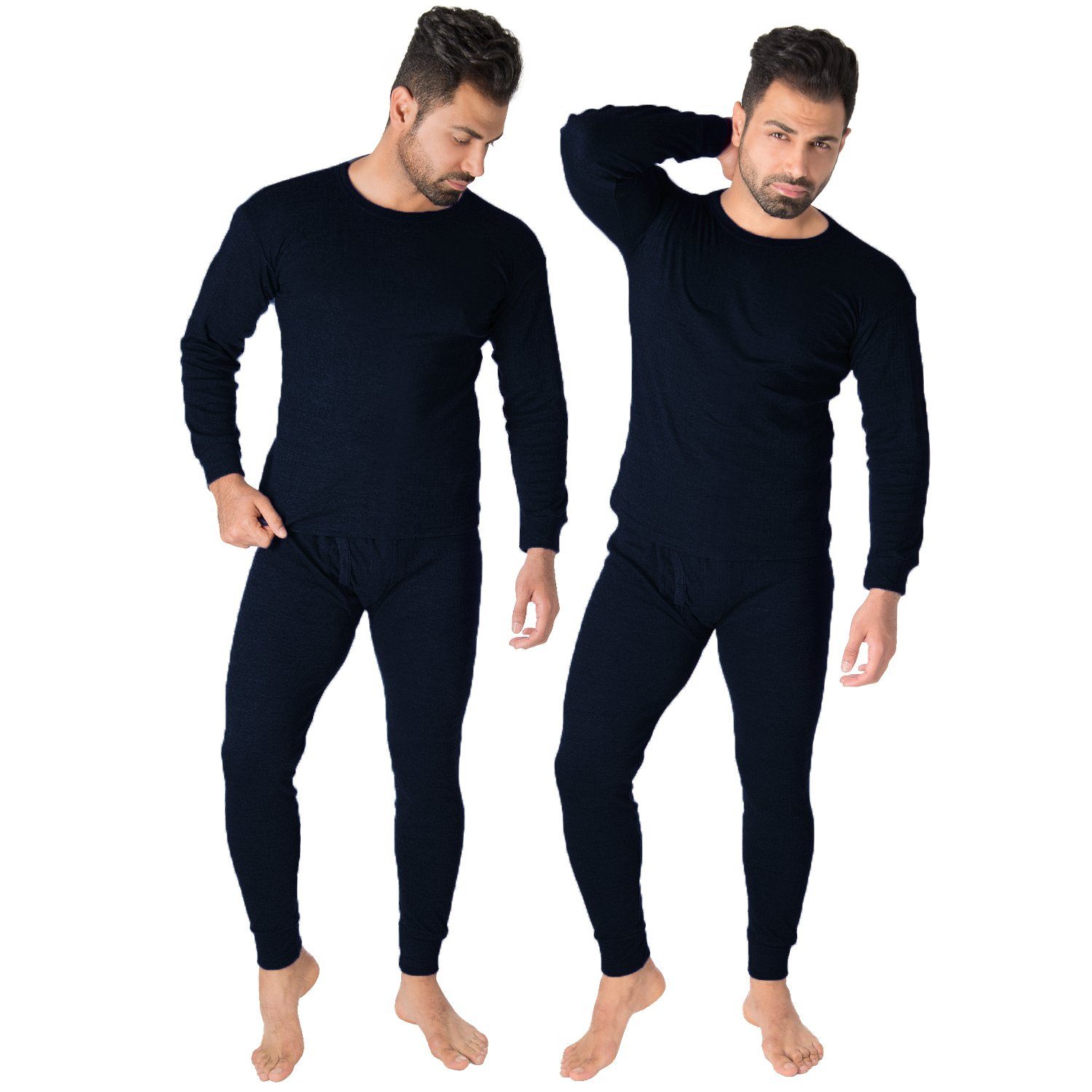 Black Snake Thermounterhemd cushy (Set, 2-St) Thermounterwäsche Set 2x Unterhemd + Unterhose