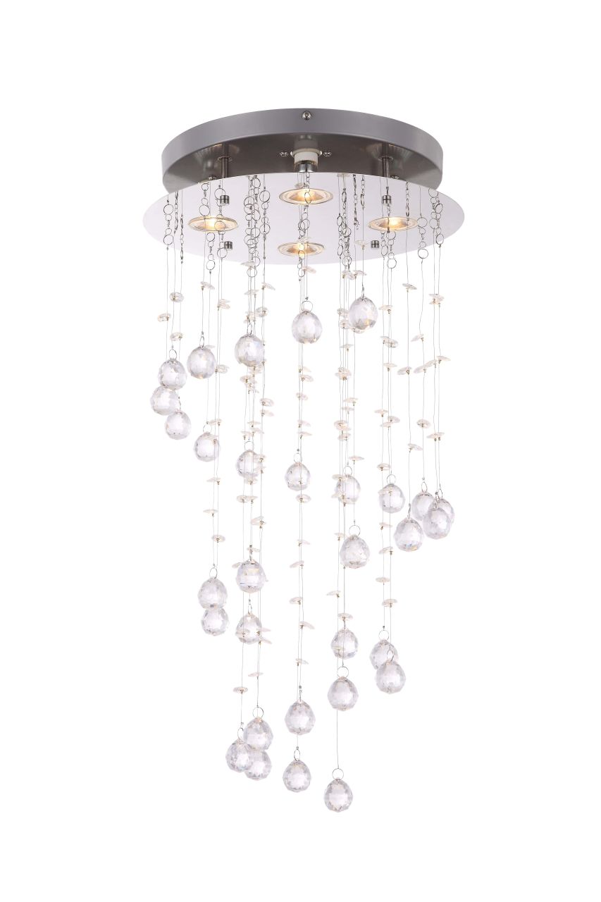Globo Lighting - ST. TROPEZ - Deckenleuchte Metall verchromt, 4x GU10 LED