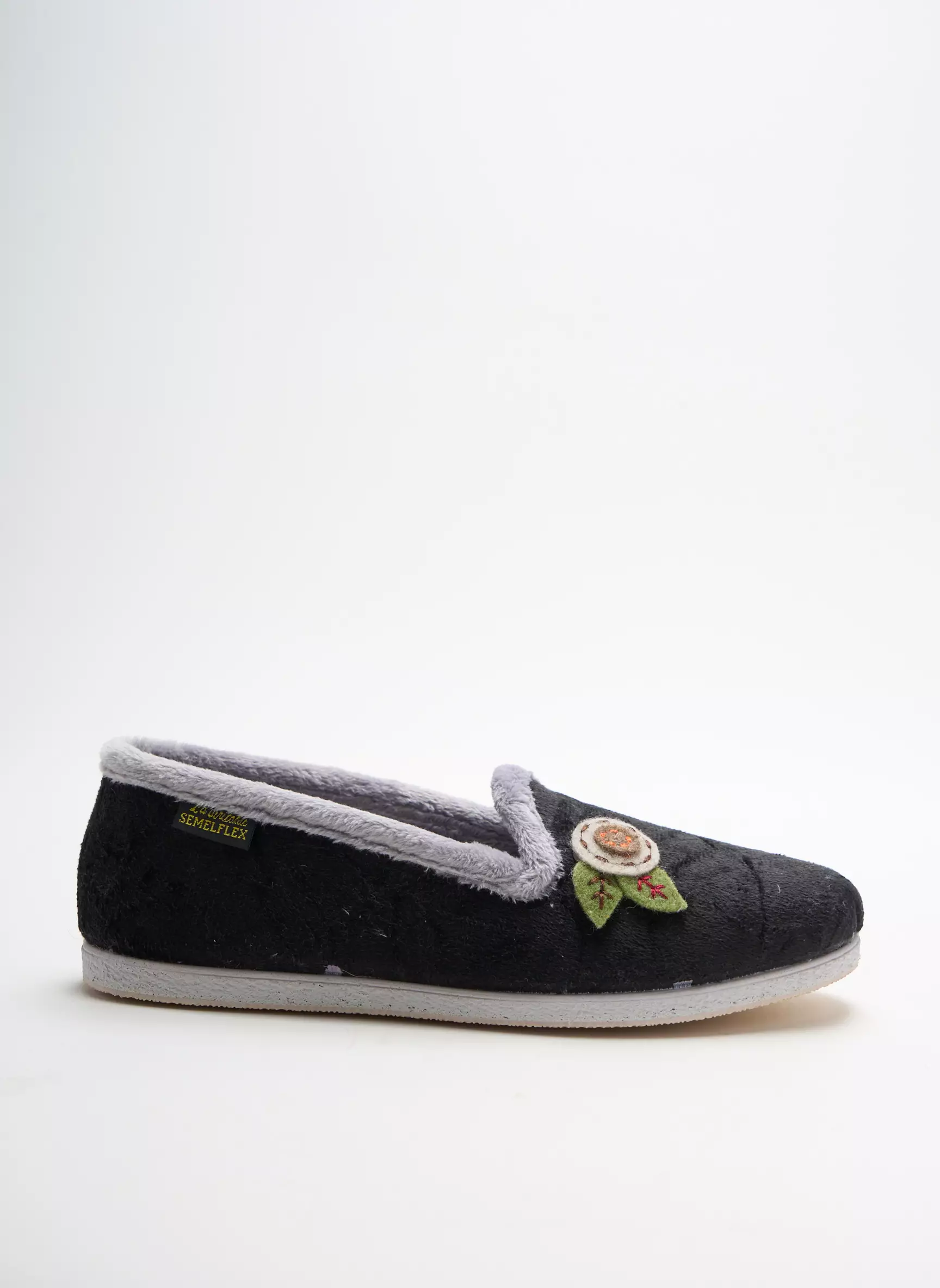 Semelflex Chaussons Femme couleur noir