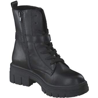 Barbarella Schnür Boots in schwarz