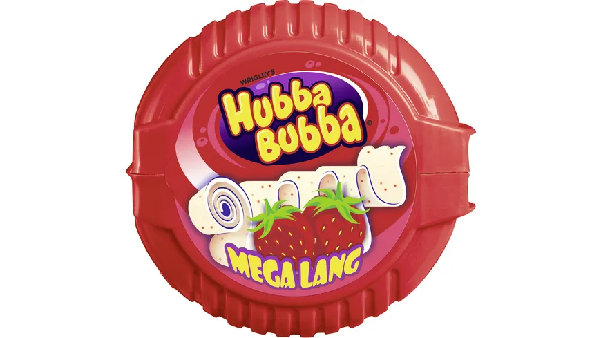 Hubba Bubba Erdbeere Mega Lang 56 g