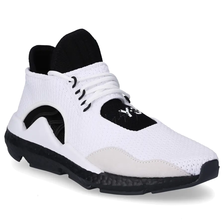 Y-3 - Sneaker high SAIKOU Polyamid - weiß