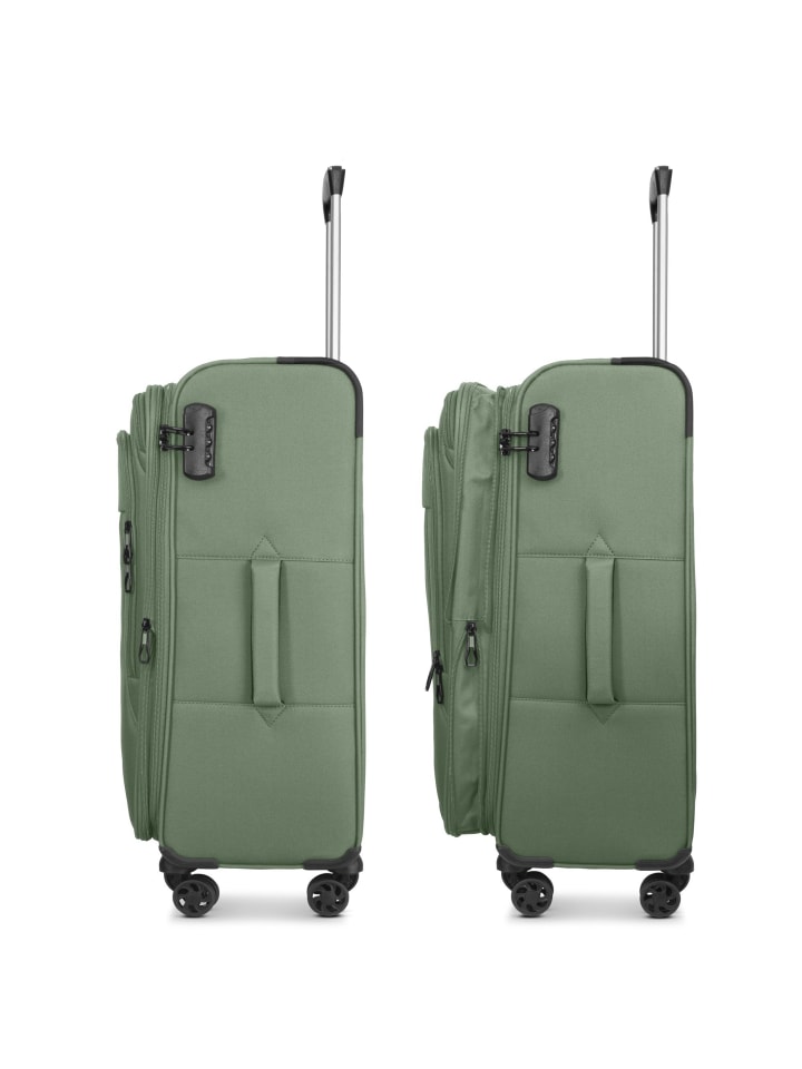 Franky Melbourne 3.0 4-Rollen Kofferset 3tlg. mit Dehnfalte in olive günstig kaufen onesize