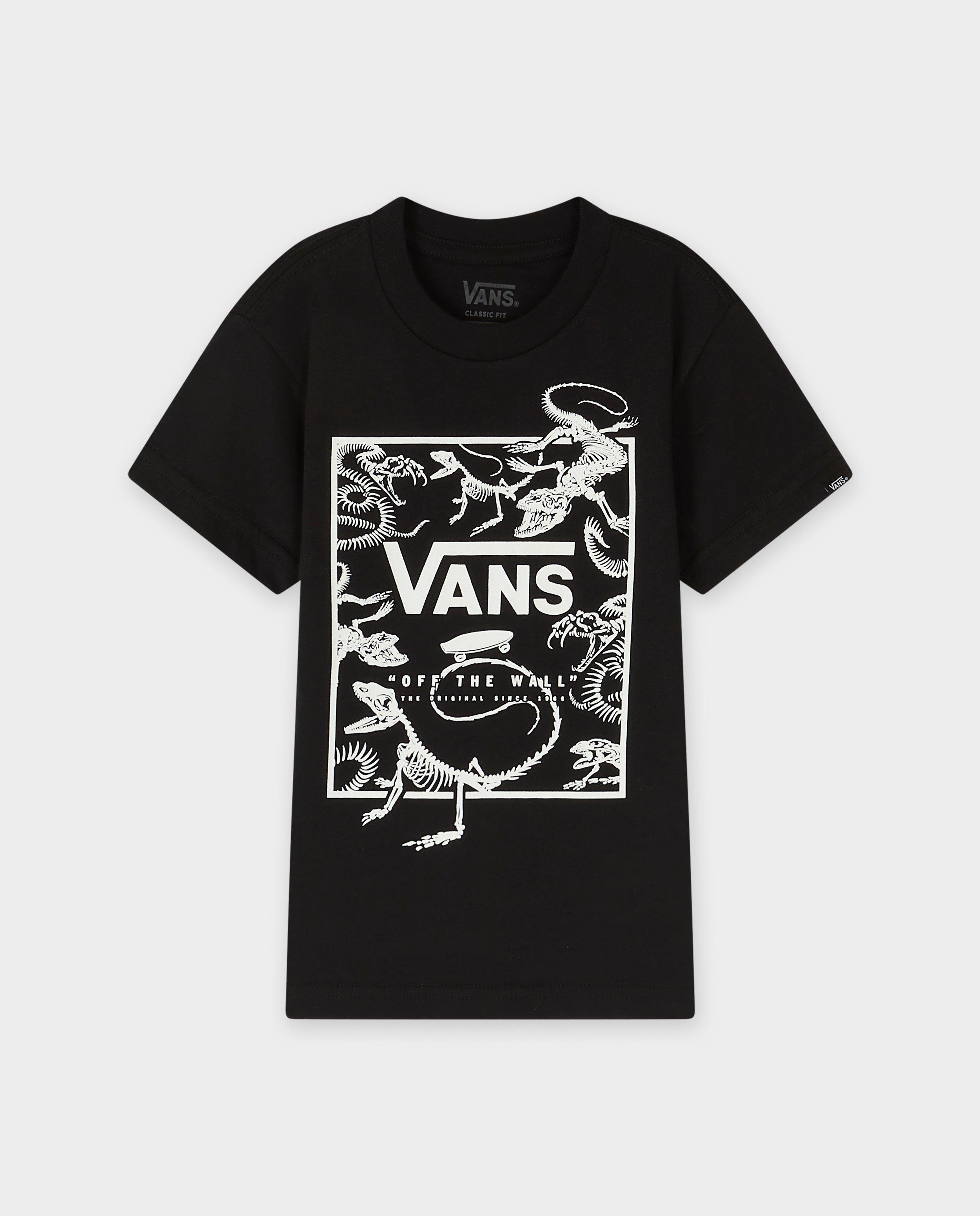 Tricou Vans cu imprimeu fosforescent negru
