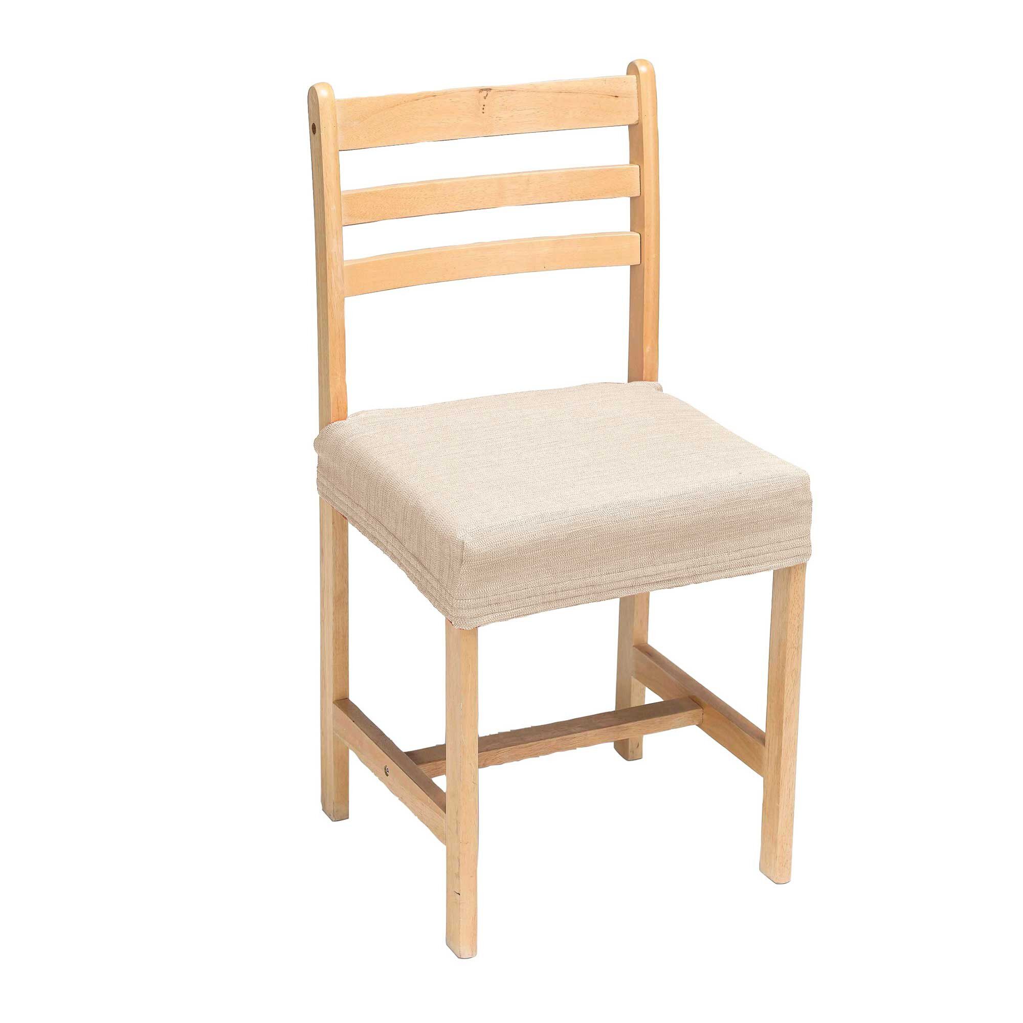 Housse chaise unie extensible