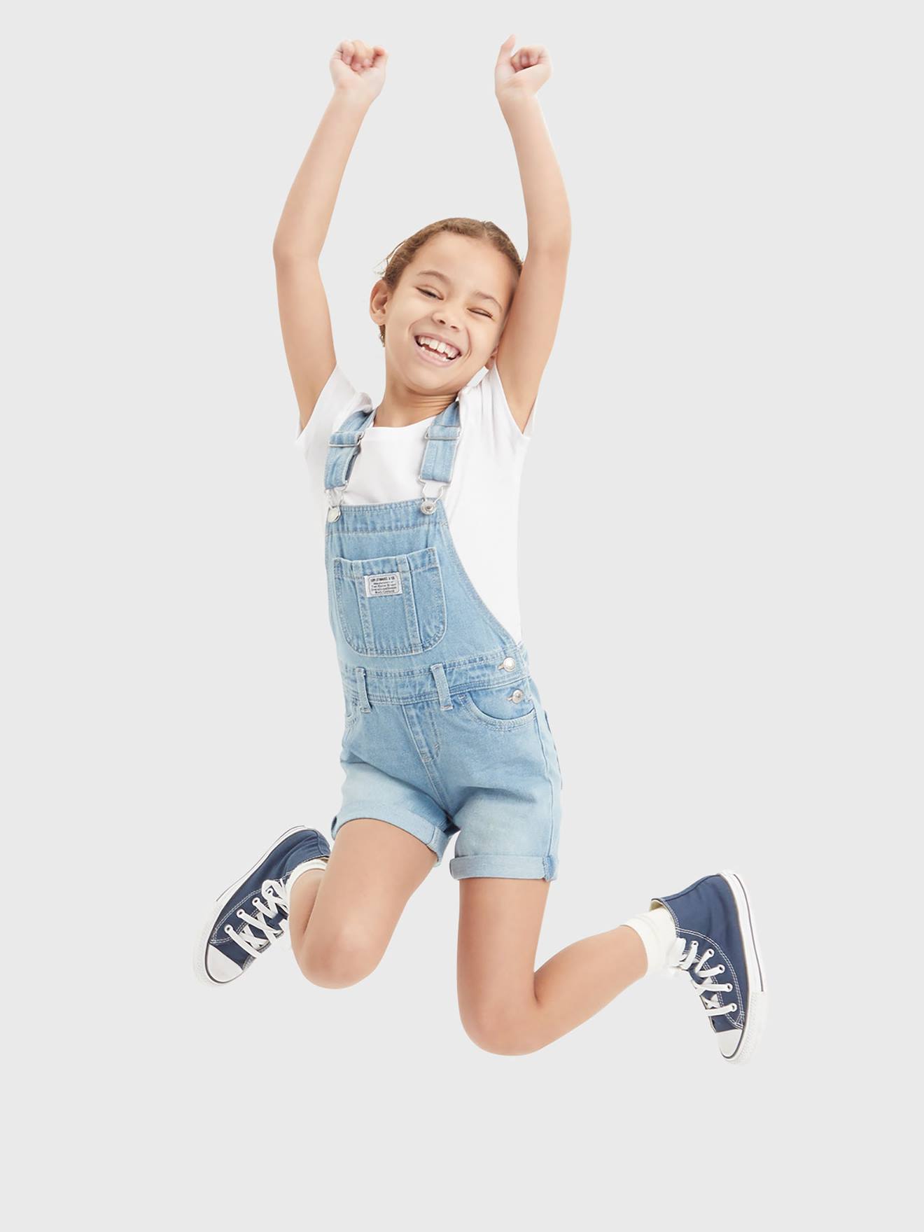 Levis Mädchen Latzshorts Levi's - blue stone