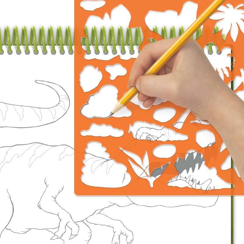 Carnet créatif Sketchbook DinosArt