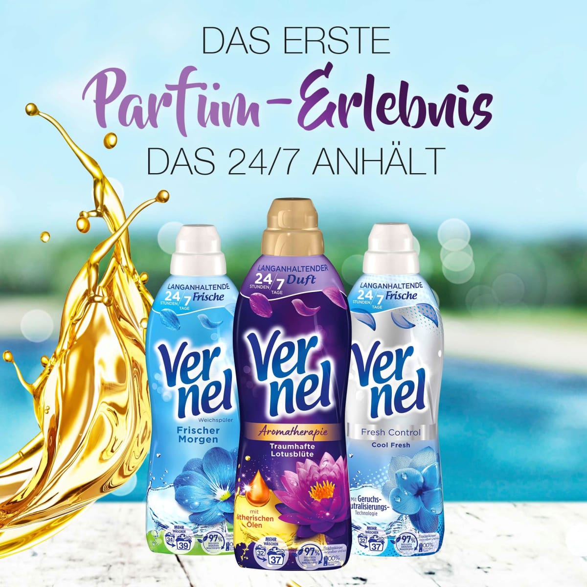 Weichspüler Aromatherapie Traumhafte Lotusblüte 37 WL, 0,814 l