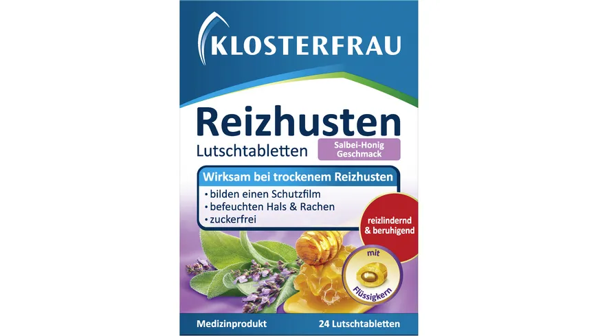 Klosterfrau Reizhusten Lutschtabletten Salbei-Honig