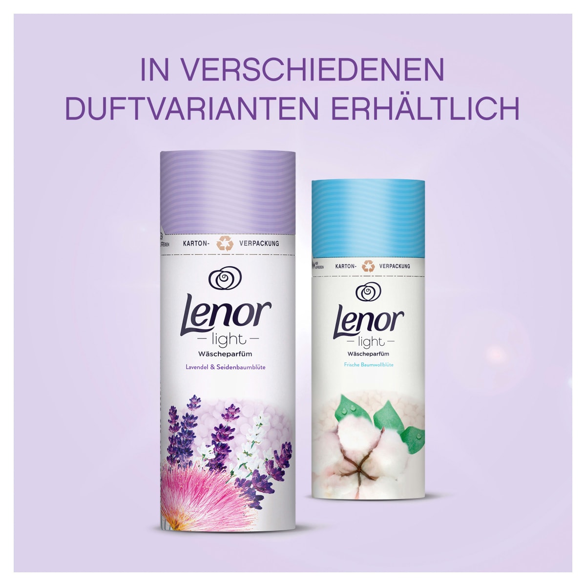 Wäscheparfüm Light, Lavendel & Seidenbaumblüte, 160 g