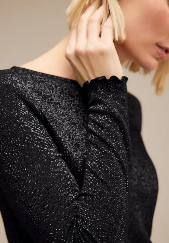 Street One Shirt mit Glanzeffekt