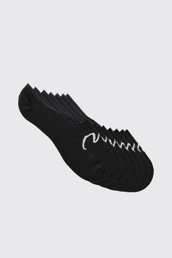 7er-Pack unsichtbare Man Signature Socken