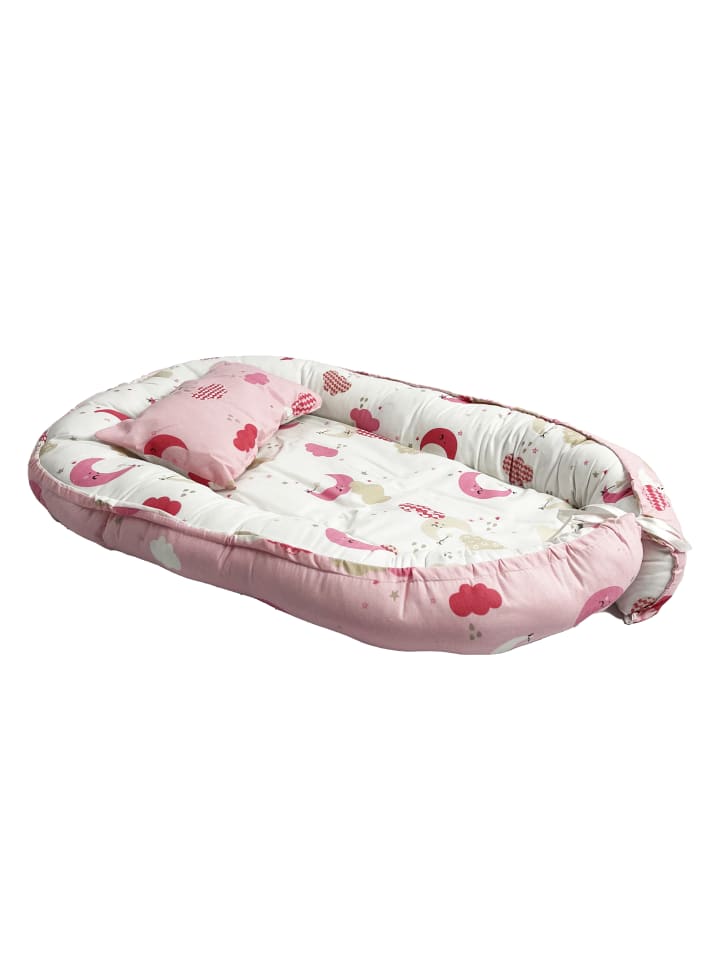 just2little Babynest mit Kissen in Mehrfarbig günstig kaufen onesize
