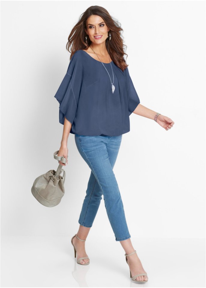 Bluse im Used-Look