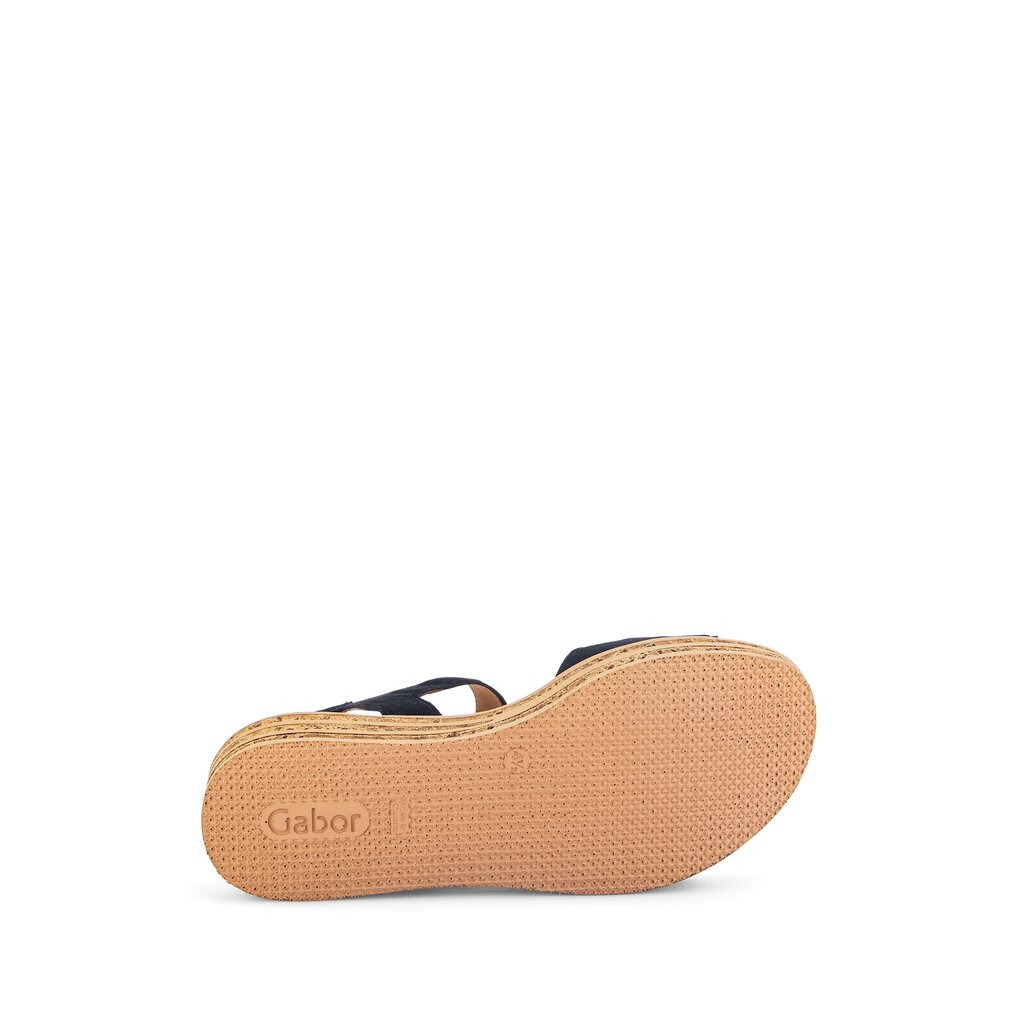 Gabor fashion Plateau Sandale blau