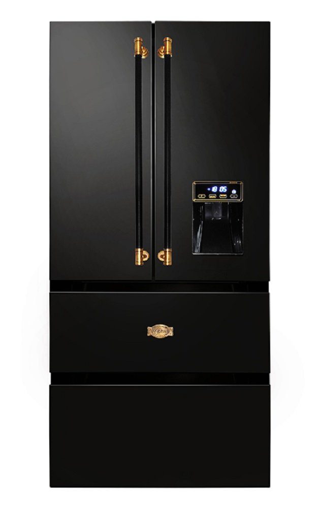 Kaiser Küchengeräte Side-by-Side KS 80425 Em, 83 cm breit, 183 cm hoch, 83.6 cm breit, Retro Kühlschrank, No Frost 506 L