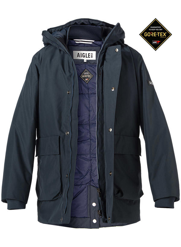 Aigle, Funktionsjacke, Mikrofaser GORE-TEX®, navy