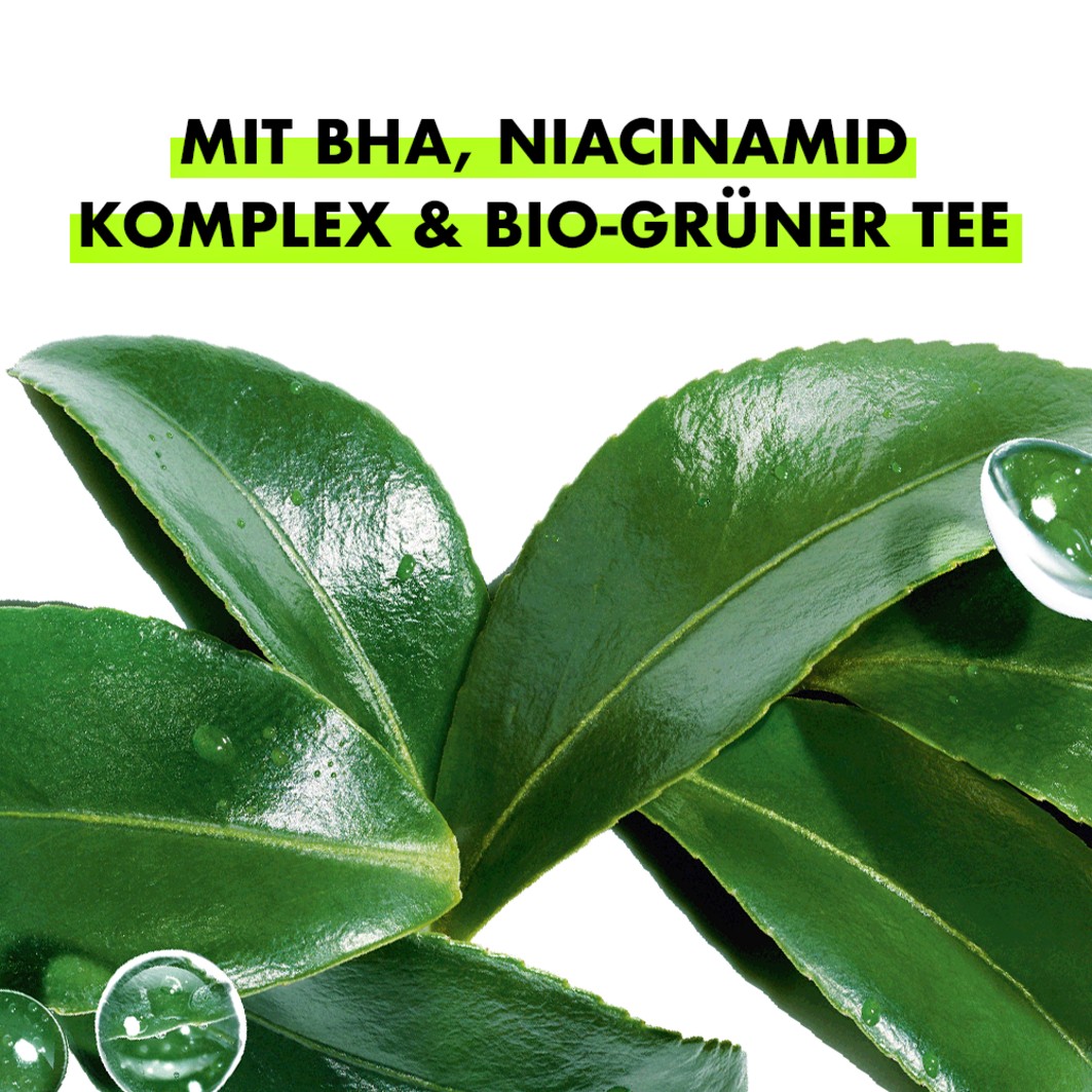Mikro-Peeling Maske mit BHA. Niacinamid Komplex & Bio-Grüner Tee