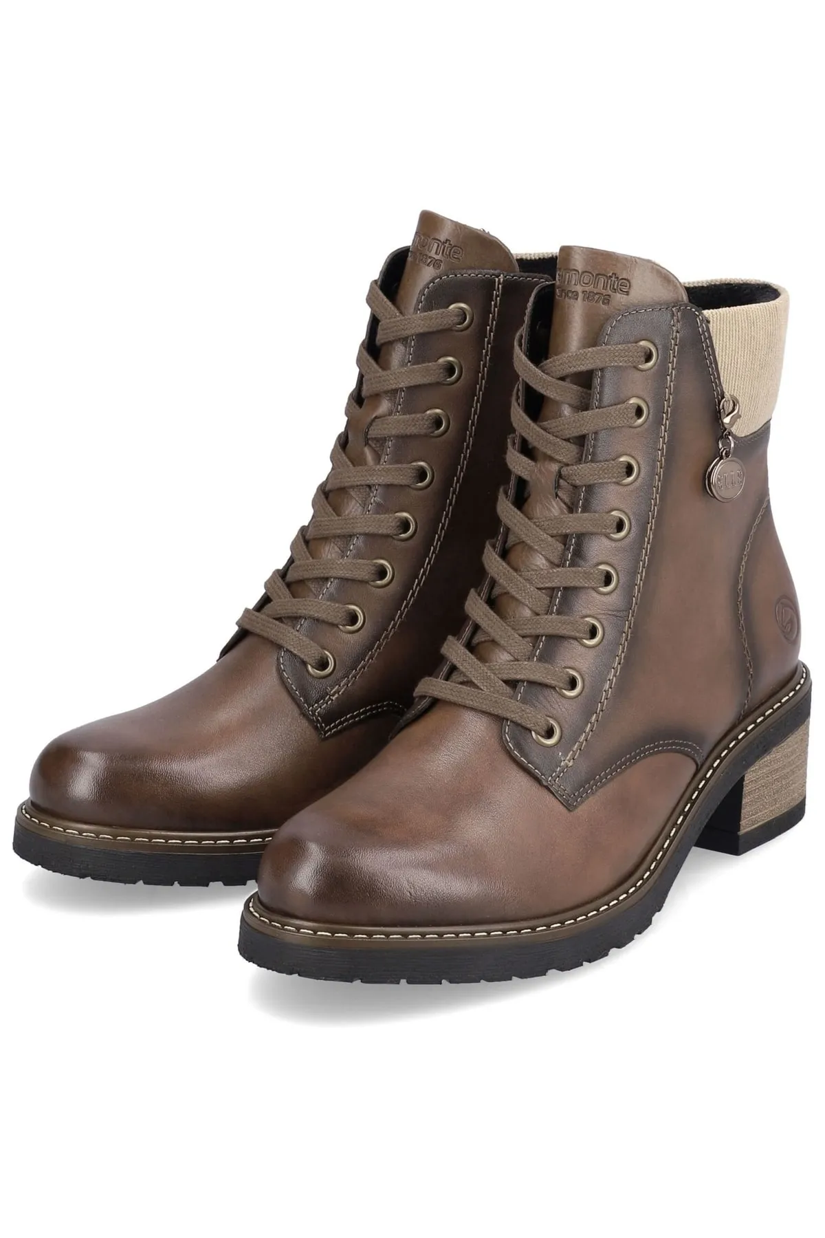 Remonte  Stiefelette - Braun - Blockabsatz