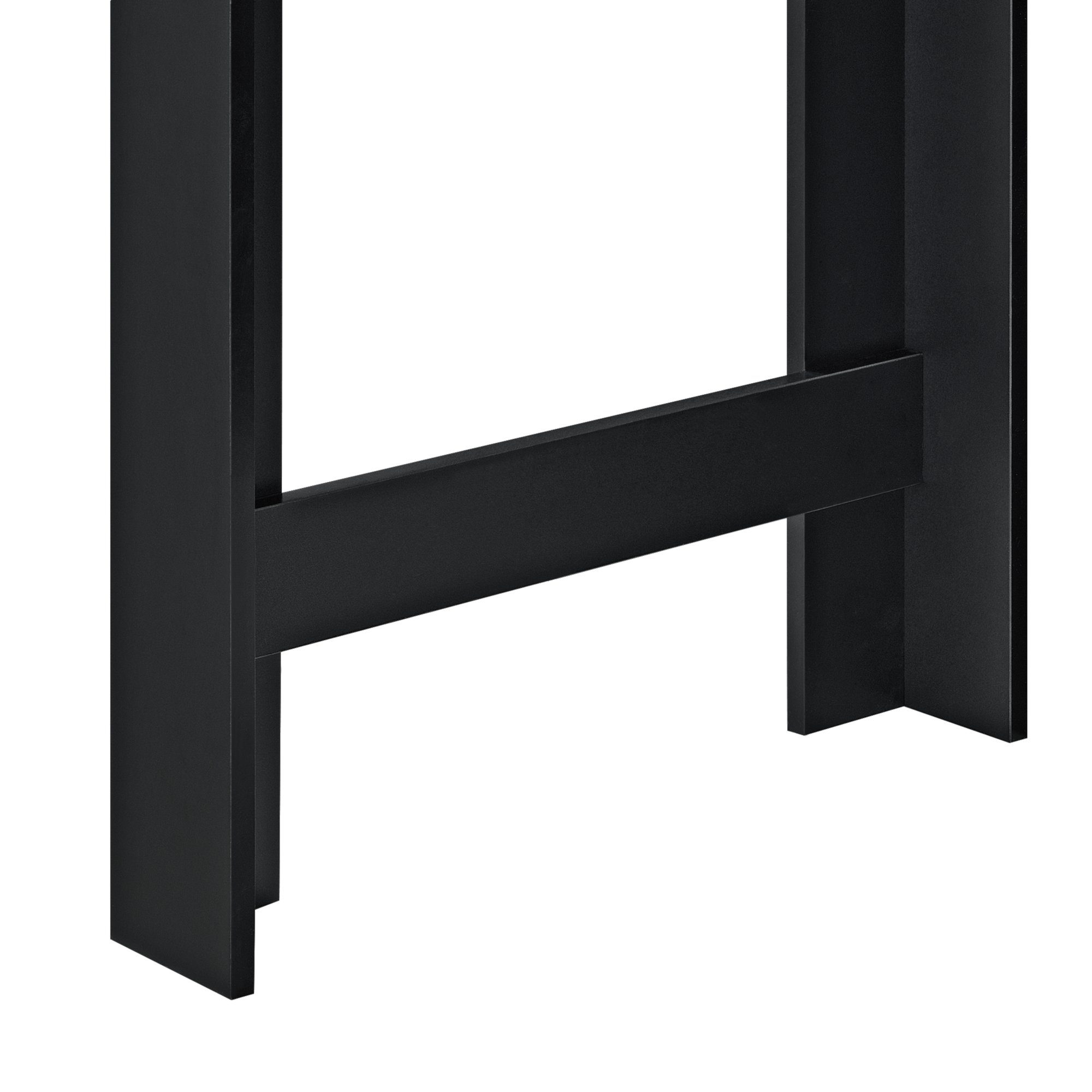 en.casa Bartisch, Danderyd Bartresen Theke 120 x 60 x 105,5 cm Schwarz