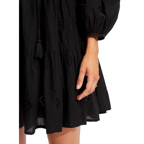 DAMEN KLEID EMBROIDERY TIERED DRESS