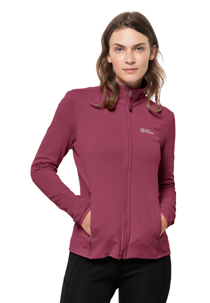 PEAK GRID FLEECE W Fleecejacke Damen