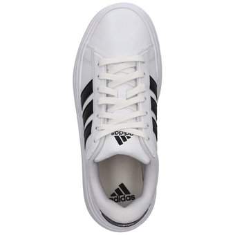adidas Grand Court Platform Sneaker in weiß