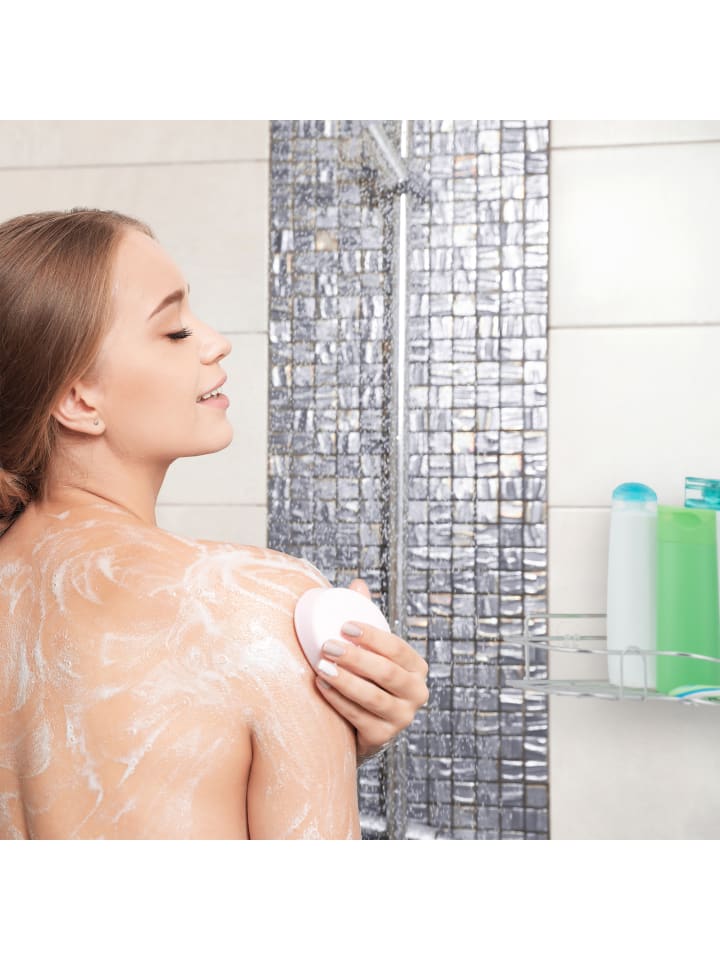 relaxdays 2 x Duschablage in Silber günstig kaufen onesize