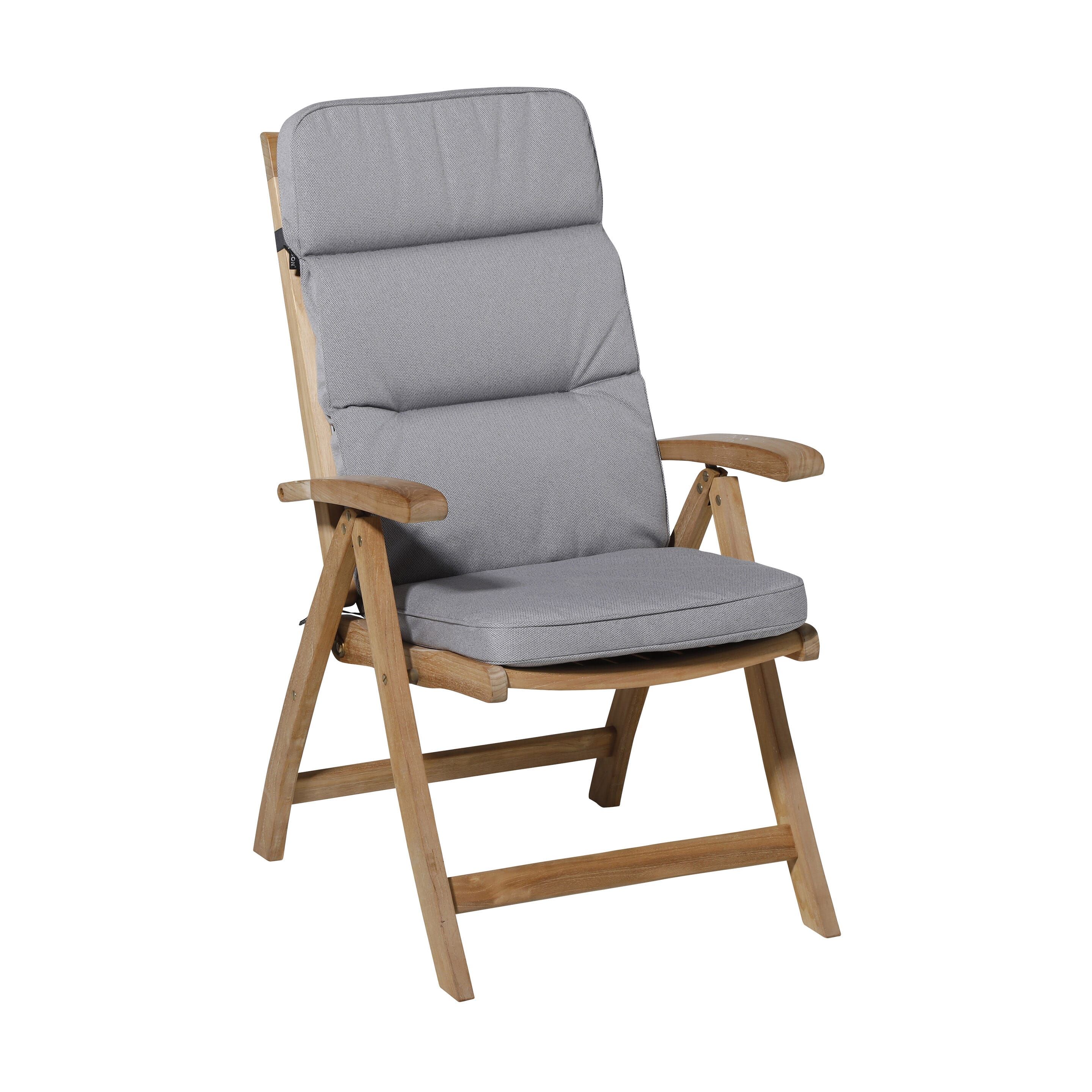 Madison Excellent - Gartenkissen - Low Back - Manchester Light Grey - 190x60 - Grau