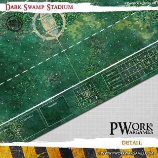 Neoprene Mat: Dark Swamp Stadium 2,4` × 3' (73x92cm)