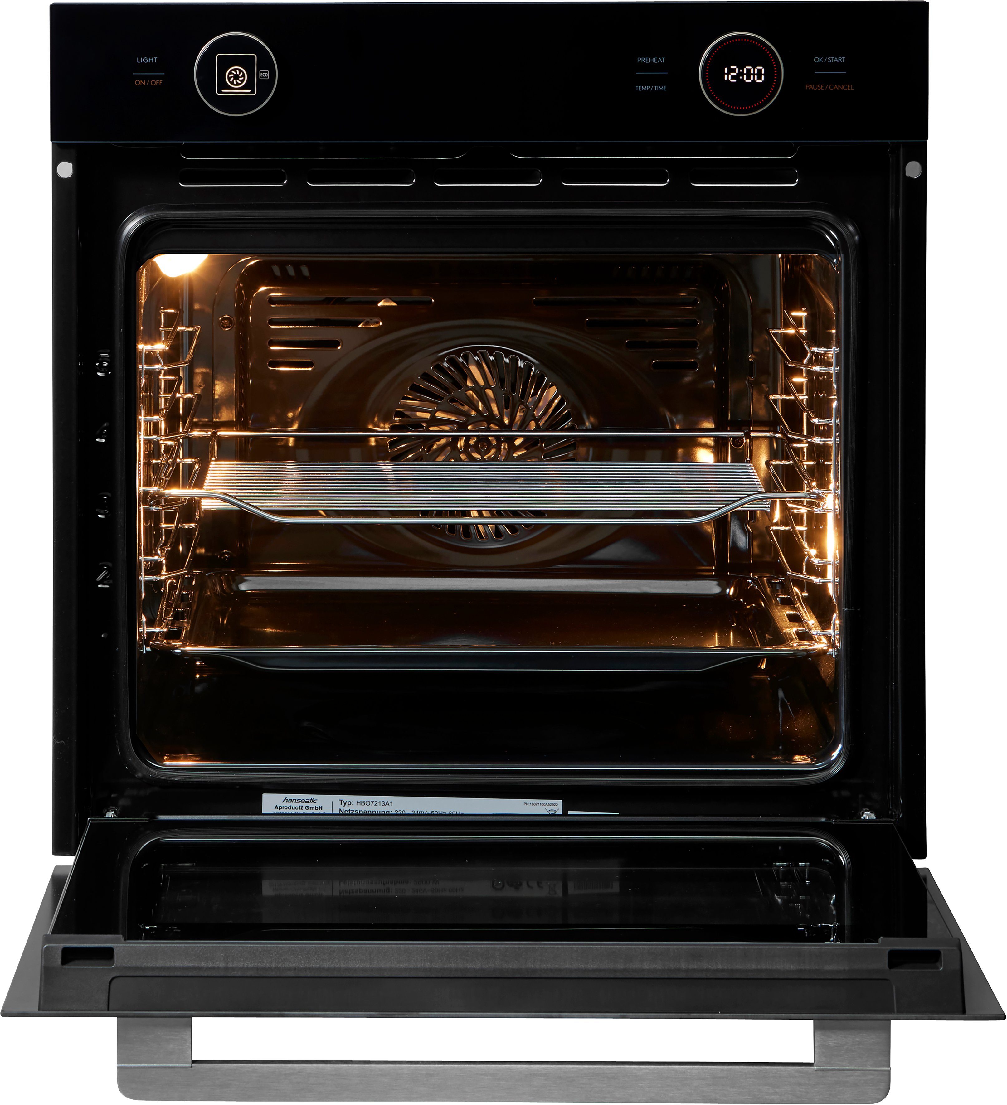 Hanseatic Einbaubackofen HBO7213A1