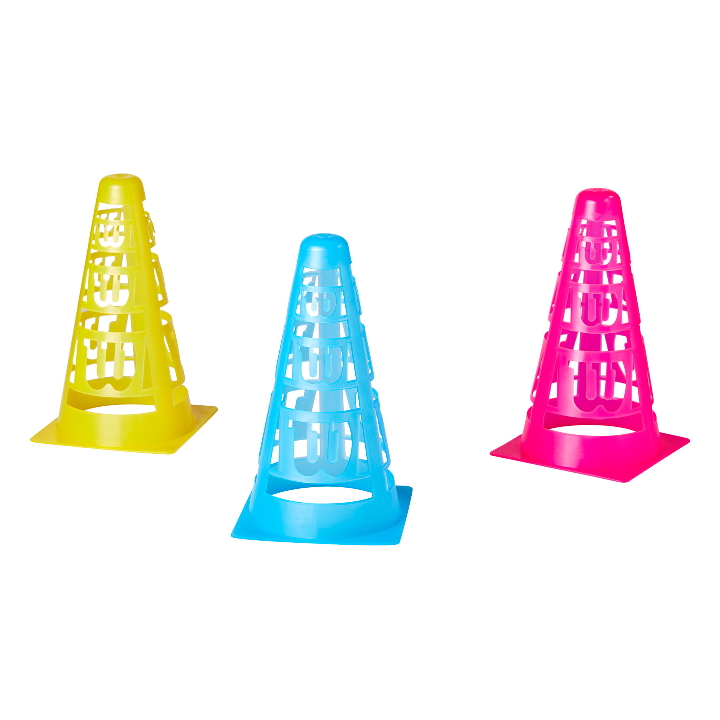 Safe Cones Markierungskegel 12er Pack - Mehrfarbig