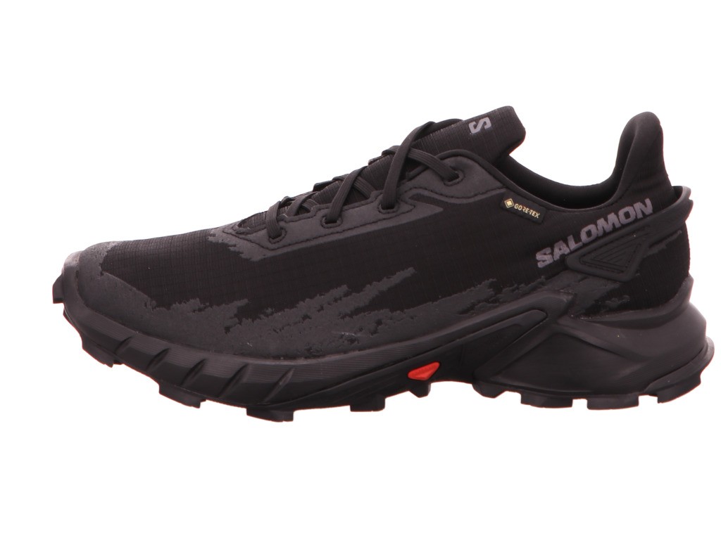 SALOMON Freizeit Schnürer schwarz Schuhe ALPHACROSS 4 GTX Black/