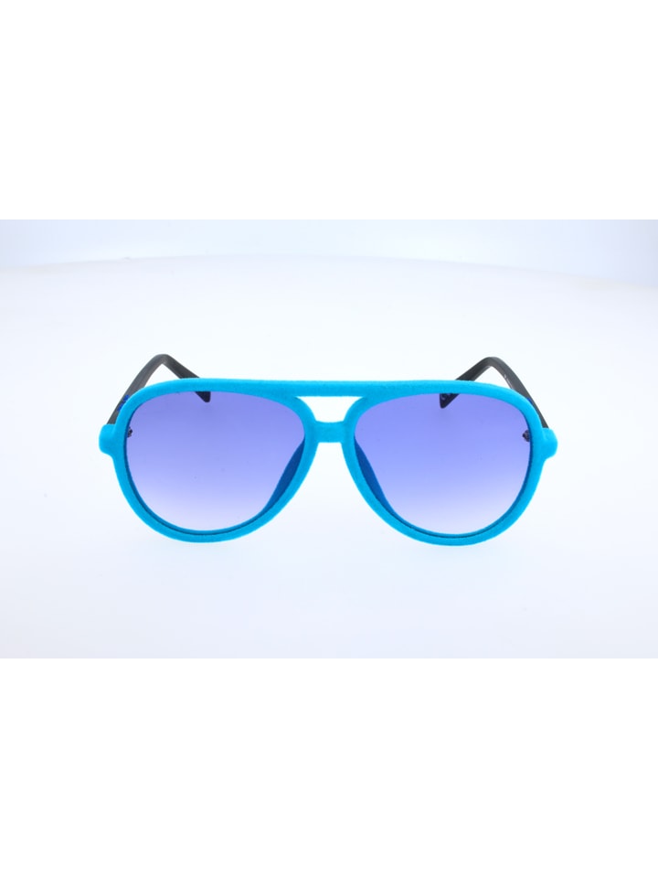 Italia Independent Kinder-Sonnenbrille in Türkis/ Schwarz günstig kaufen 52
