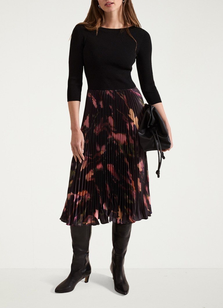 Φόρεμα μίντι με πλισέ σχέδιο Petite Rhea Phase Eight