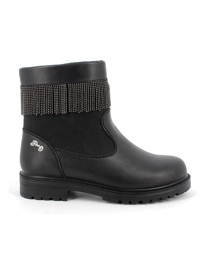 Primigi Leder-Boots in Schwarz günstig kaufen