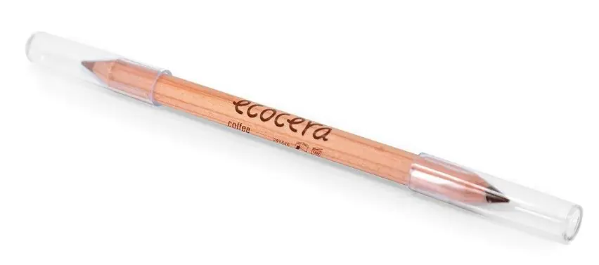 Μολύβι φρυδιών καφέ διπλής όψης Ecocera