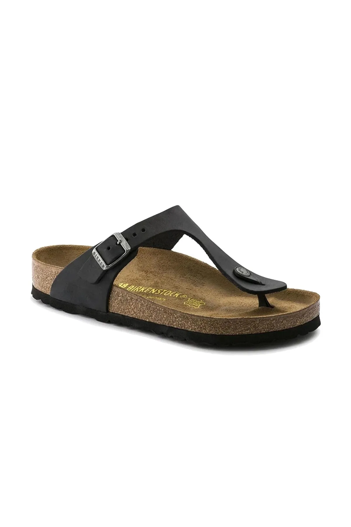 Birkenstock  Pantolette - Schwarz - Flacher Absatz